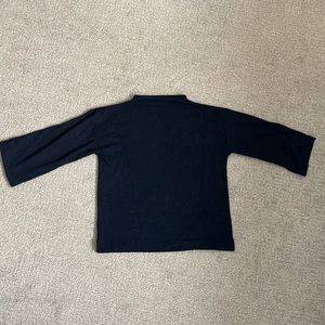 Banana Republic Navy Mock Neck Sweater Sz Small
